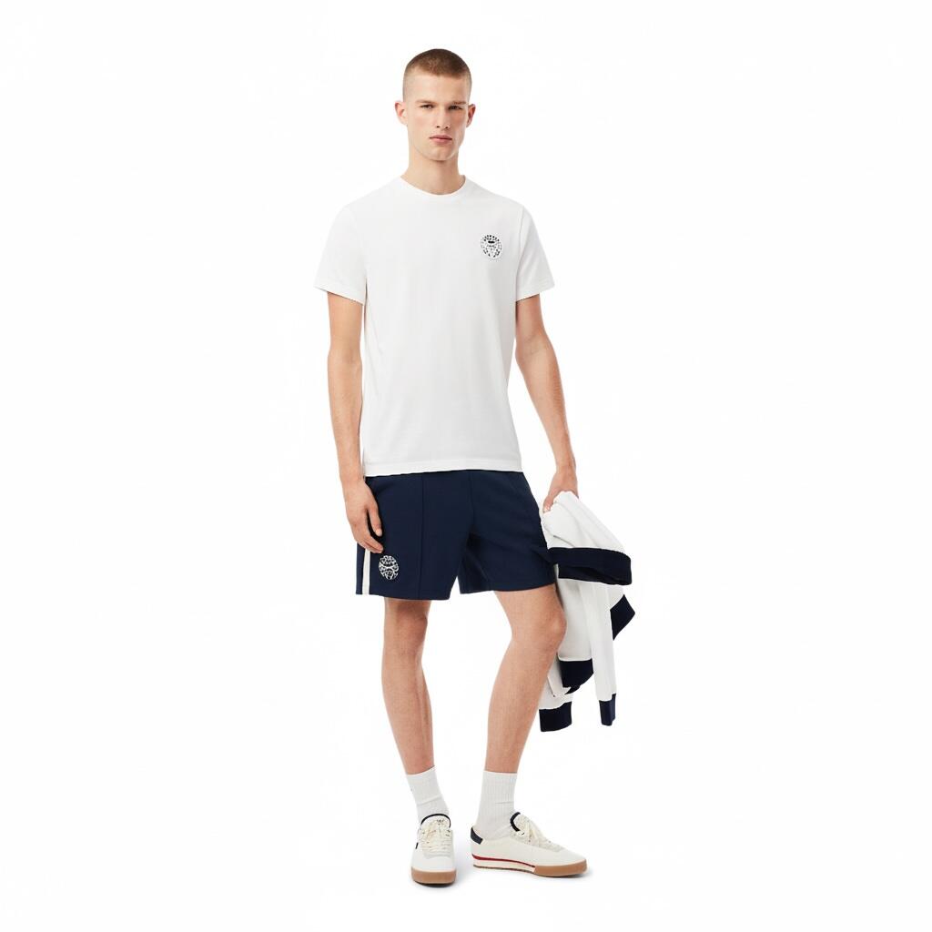 LACOSTE Lacoste Delphinium Men's Breathable Shorts with Elastic Waist