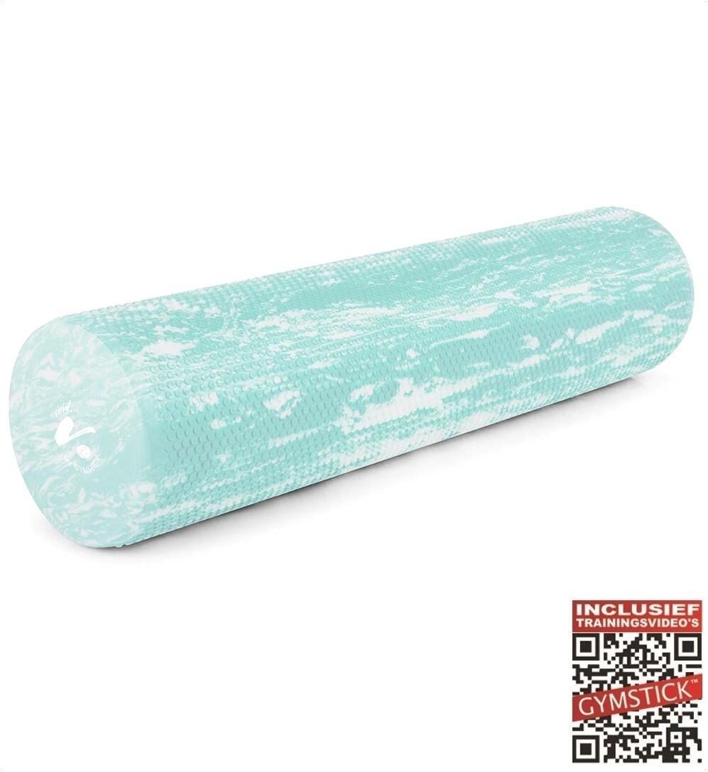 GYMSTICK VIVID Foam Roller Massage Roll 60 x 14.5 cm EVA Foam Turquoise