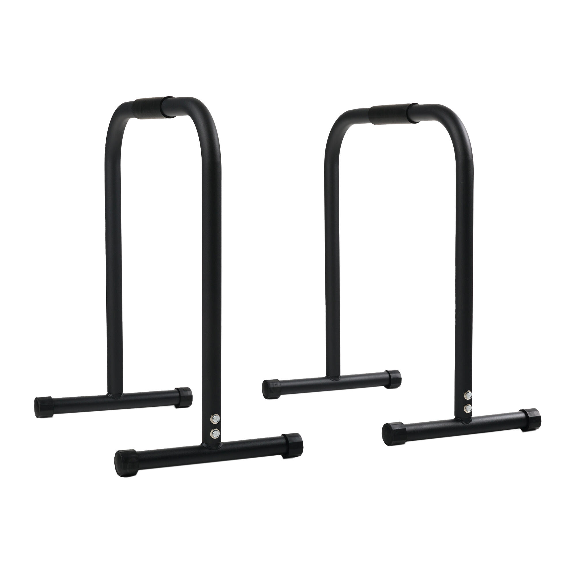 Parallettes XL set de 2 noir 63x37,5x72 cm robustes 5/5