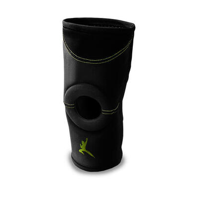 Ginocchiera Tutore Ginocchio Unisex Foro Rotuleo Antiallergica Nera