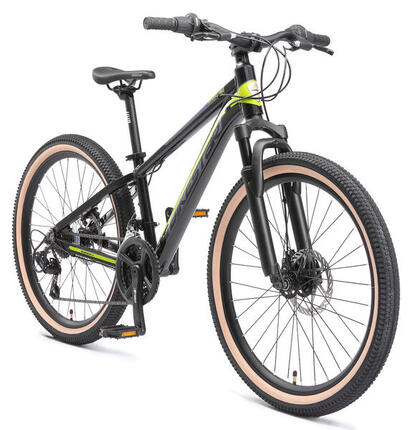 VTT 24" aluminium, vélo enfant 9 ans, 21 vitesses, frein à disque