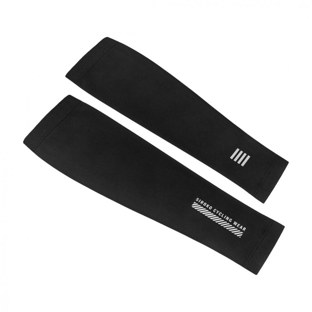 Herren und Damen Radsport armlinge Armlinge Climatik Schwarz 3/6