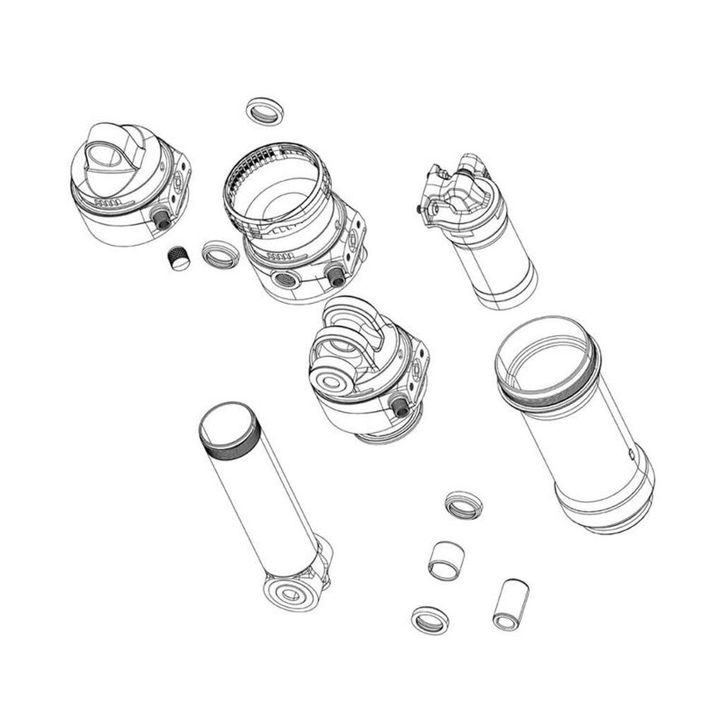 ROCKSHOX shock absorber spacer set 21.8x8 mm - 3 pcs