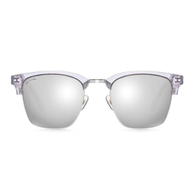 Ochelari de soare de modă din oțel inoxidabil Skyline Alb