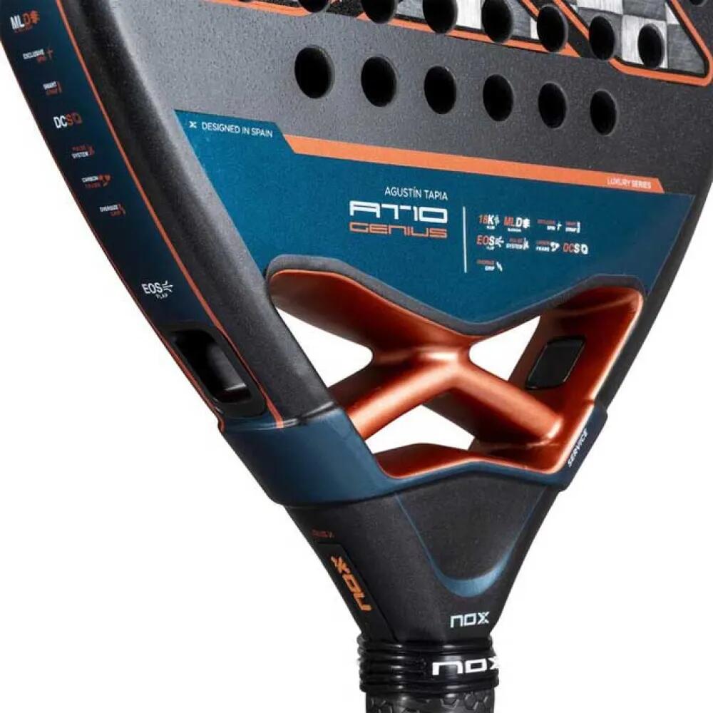 Racchetta da padel NOX AT10 Genius Attack 18K Alum 25 5/7