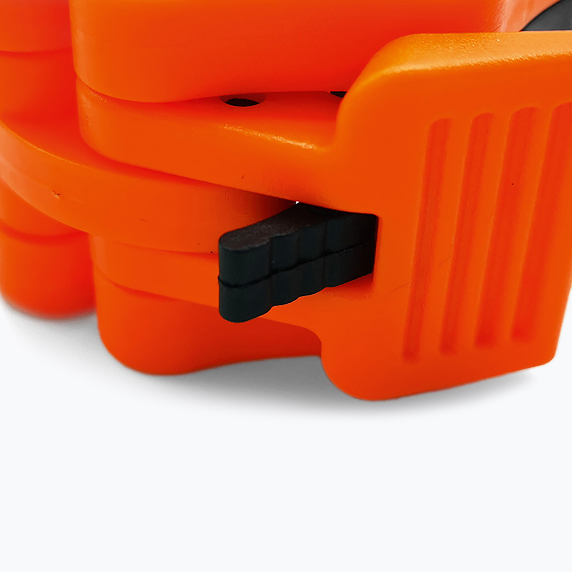 Kurzhantel-Verschlüsse orange Paar - kompatibel mit olympischer Stange 5/7