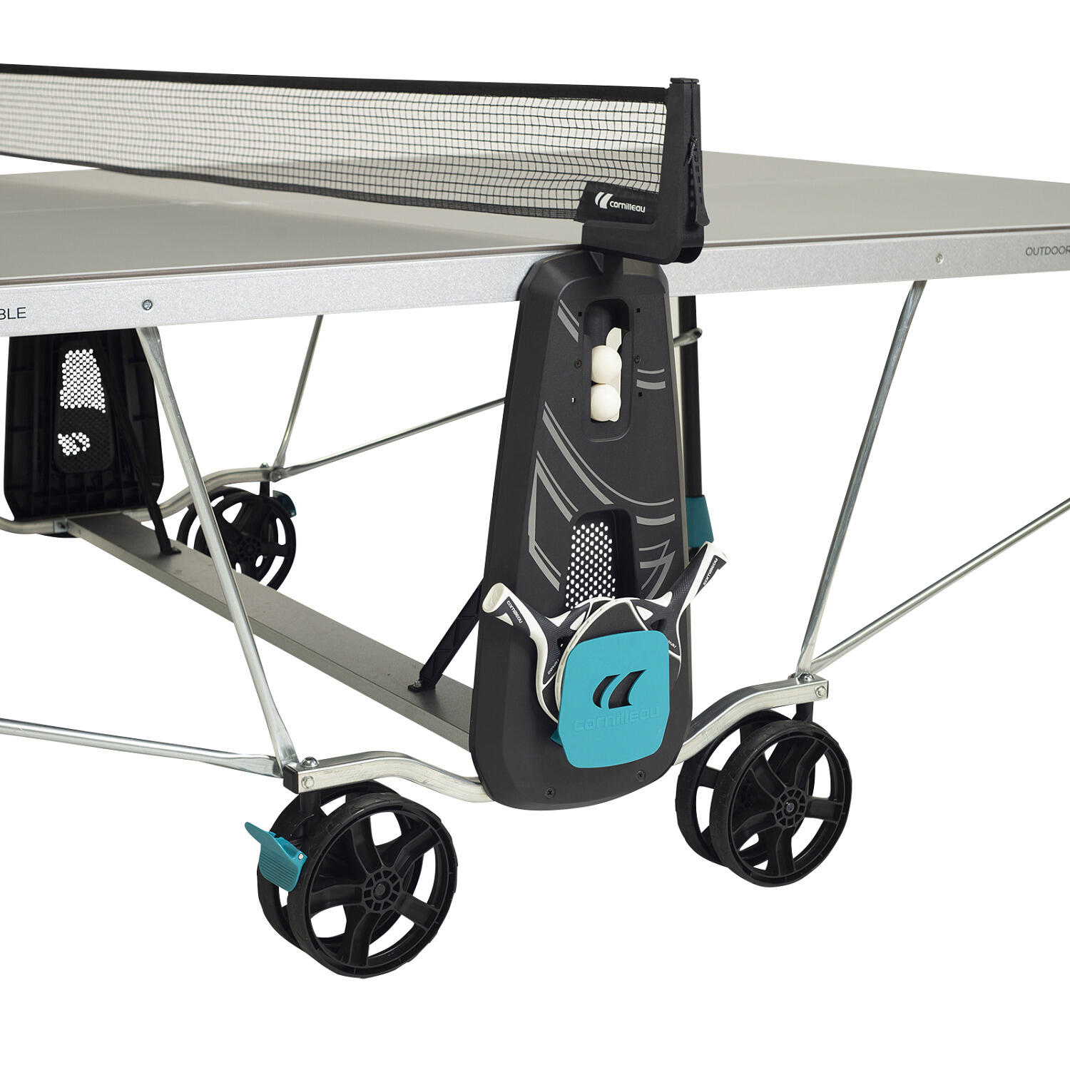 Tennistisch Cornilleau 300X Outdoor Blau 5/7