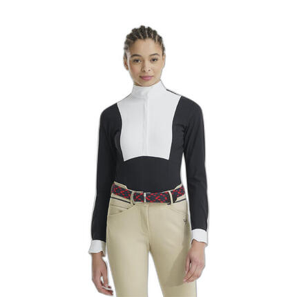 Chemise de concours d'équitation manches longues Monica
