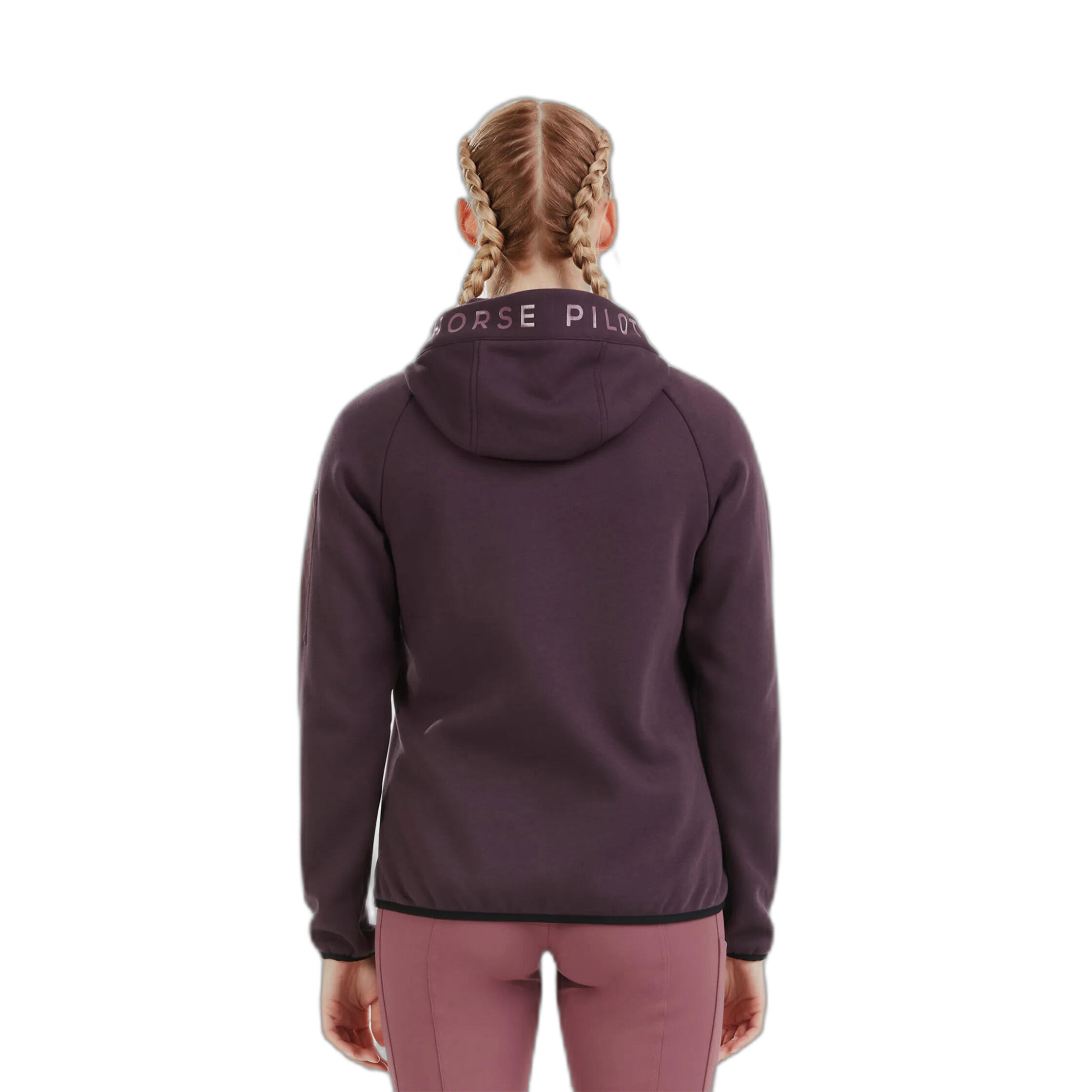 Polaire à capuche femme Horse Pilot Pampa 2/6