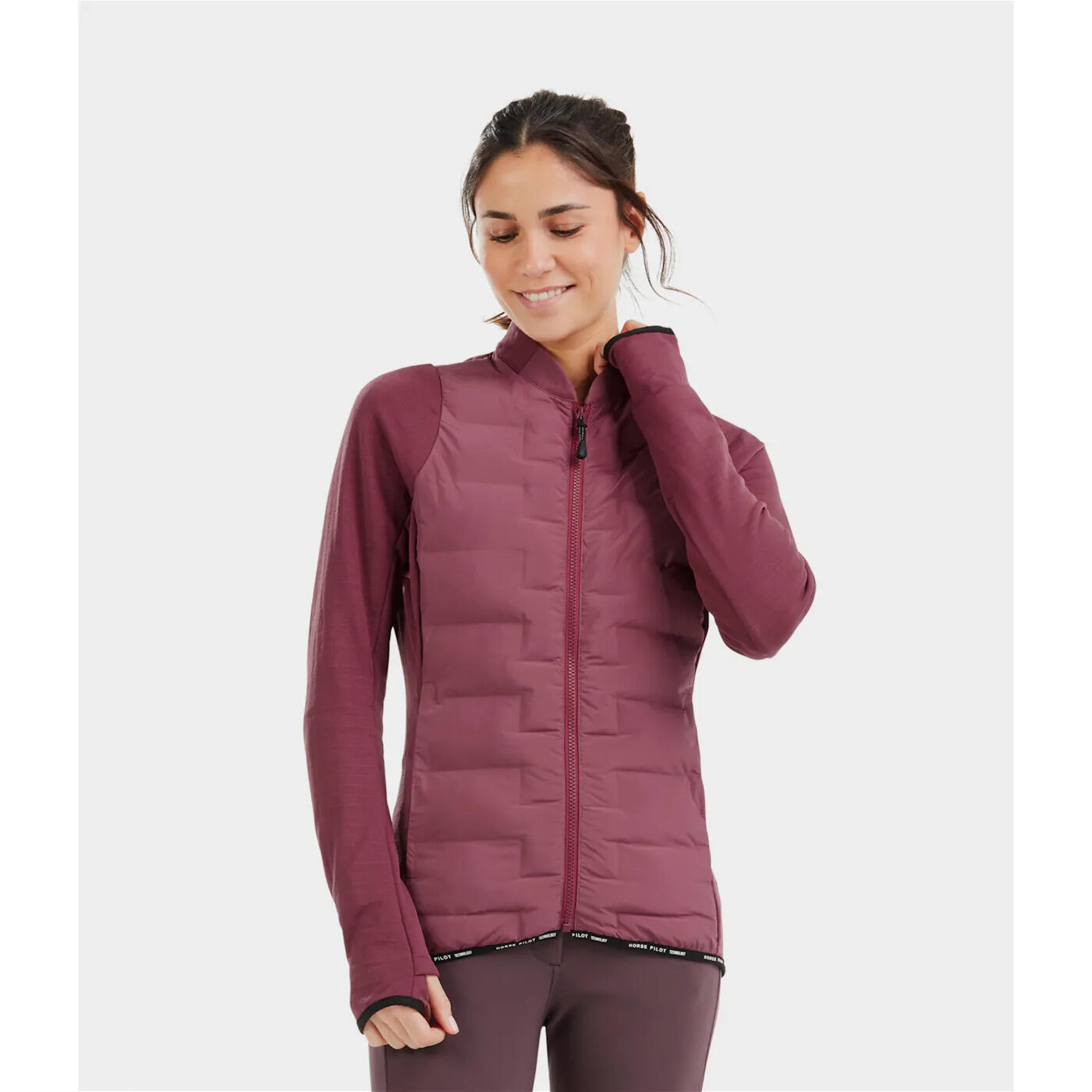 Horse Pilot - Blouson Femme Horse Pilot Storm - Veste - Rose|rouge - Decathlon