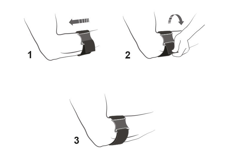 attelle anti-épicondylite coudière réglable unisexe fitness noir 3/5
