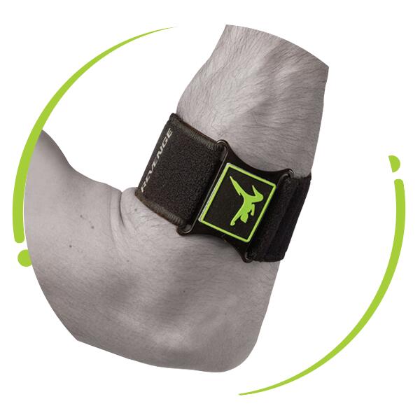 attelle anti-épicondylite coudière réglable unisexe fitness noir 5/5