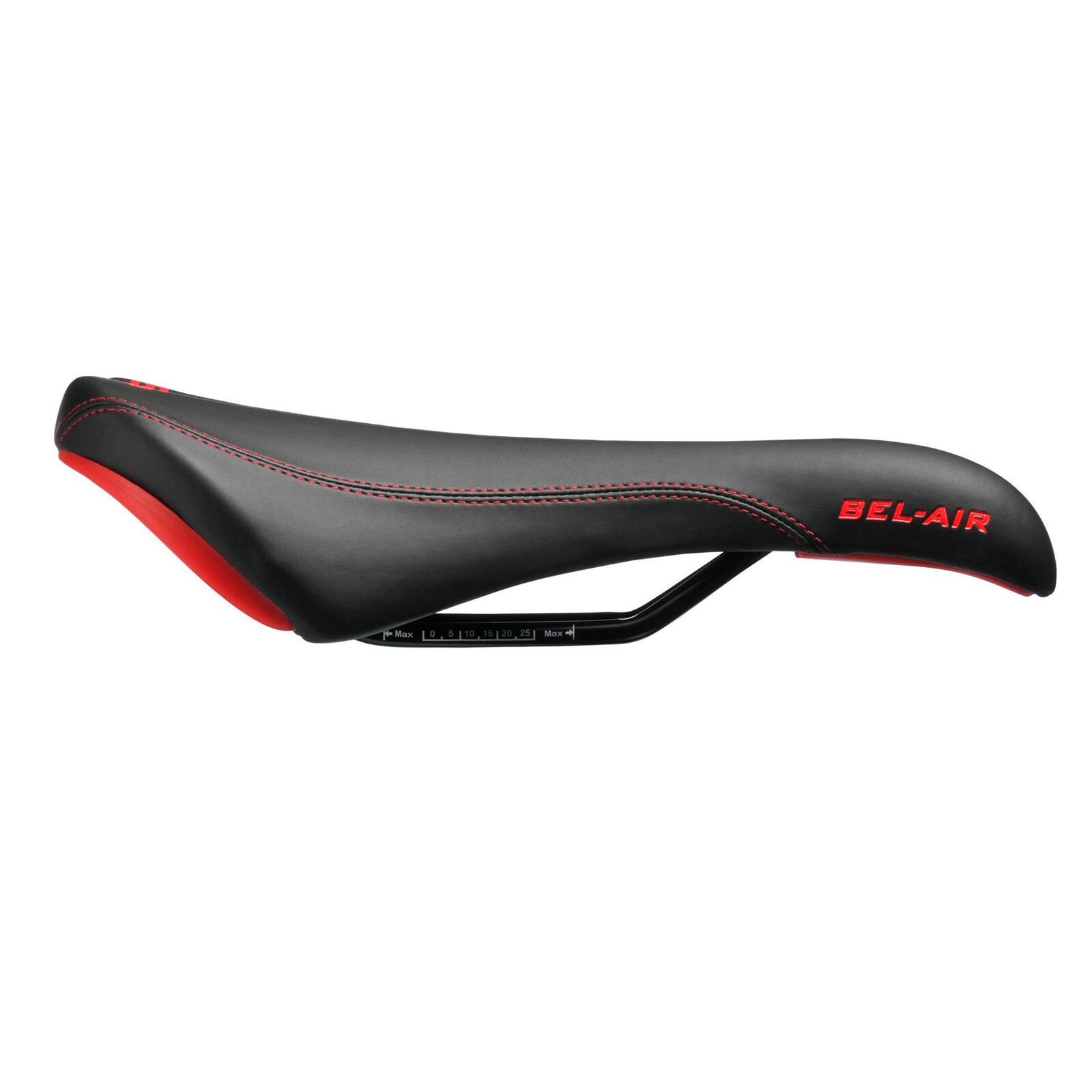 Selle SDG Bel-Air RL acier 7x7 mm noir-rouge 2/2