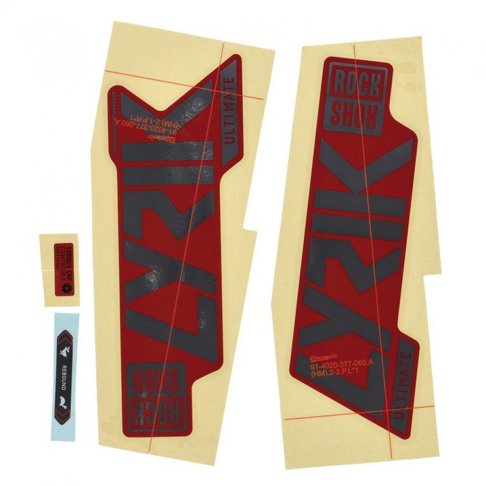 Glanzende sticker kit Rockshox Lyrik Ult 27/29 2/3