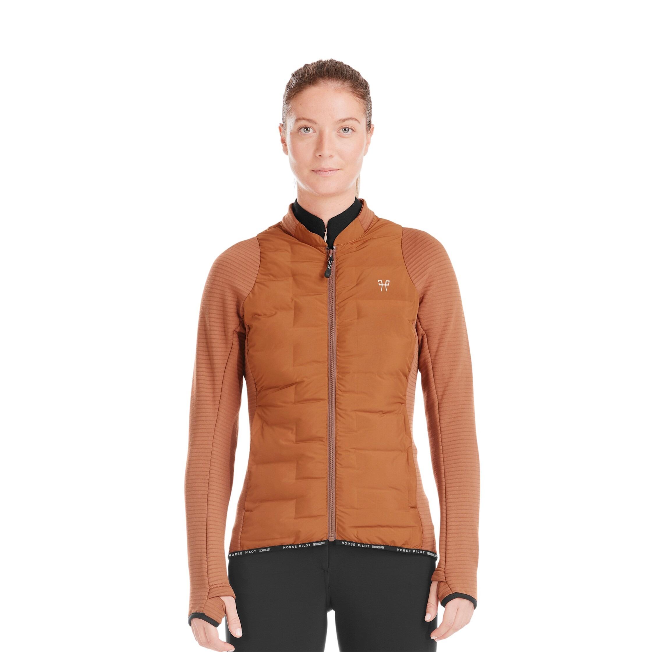 Horse Pilot - Doudoune Femme Horse Pilot Storm - Veste - Marron - Decathlon