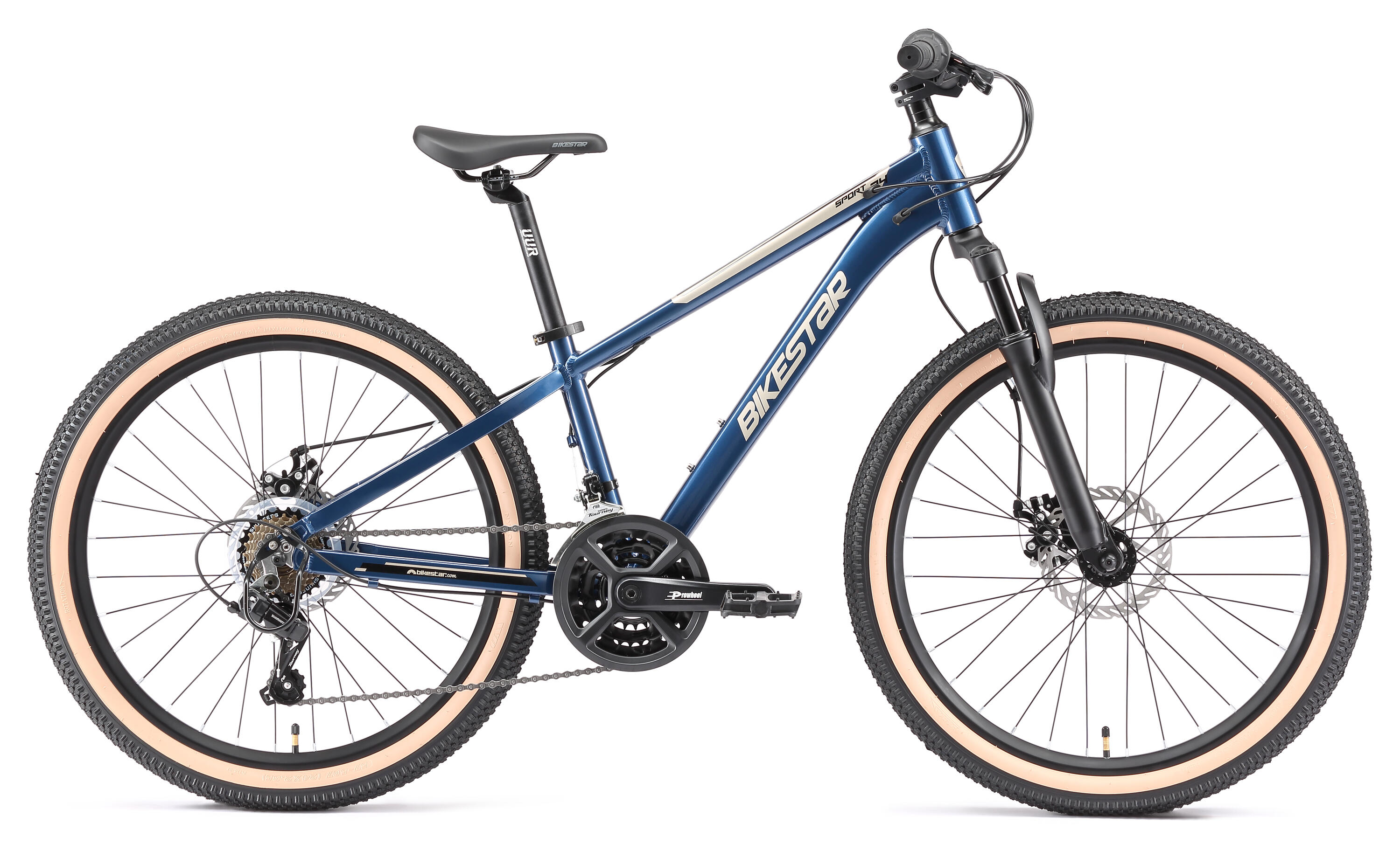MTB 24" aluminio, bicicleta infantil 9 años, 21 marchas, frenos de disco 2/7