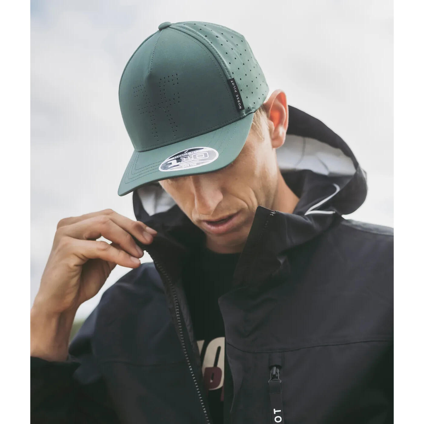 Casquette Horse Pilot Aerotech 3/4