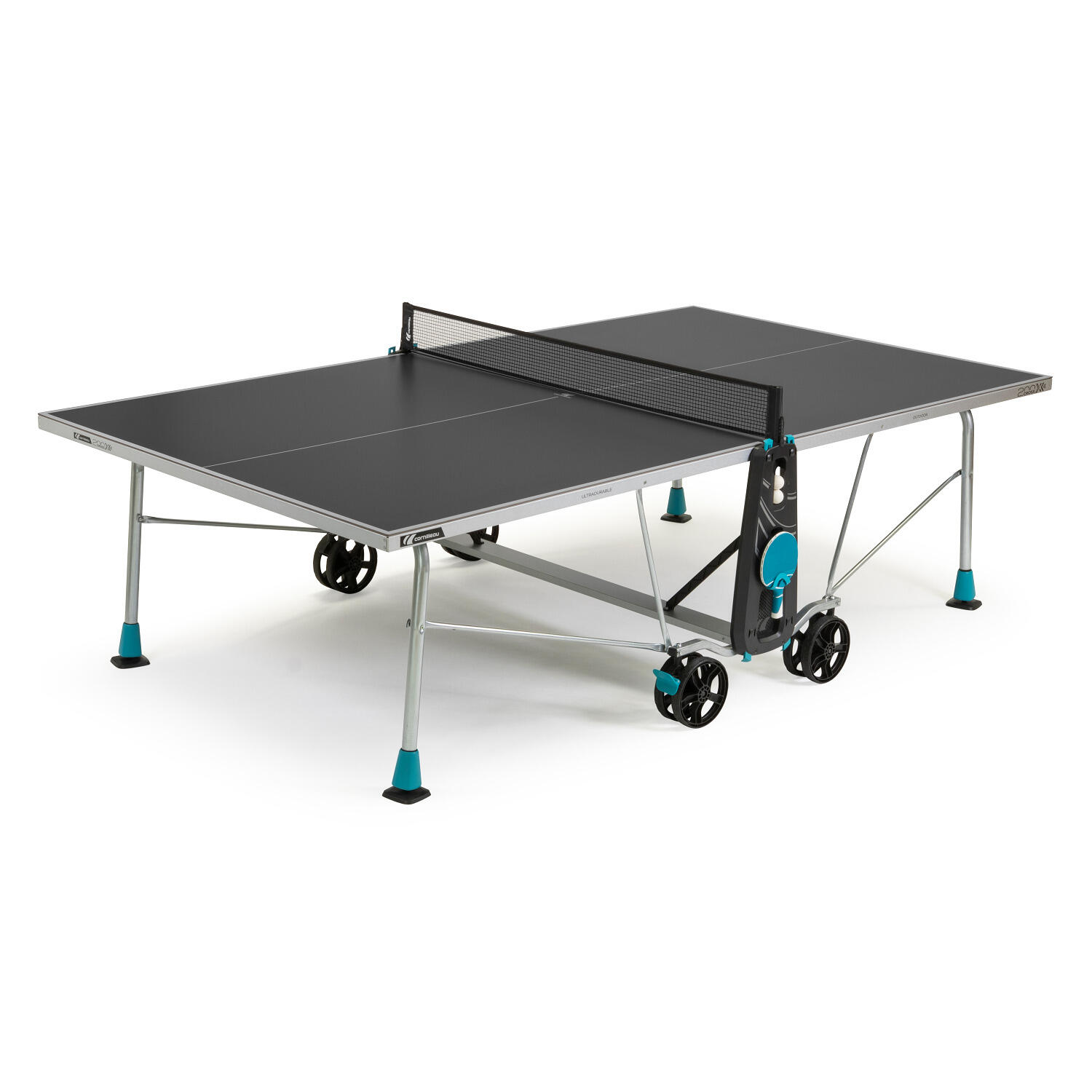 CORNILLEAU Tavolo da ping-pong Cornilleau 200X grigio 5 mm per esterni