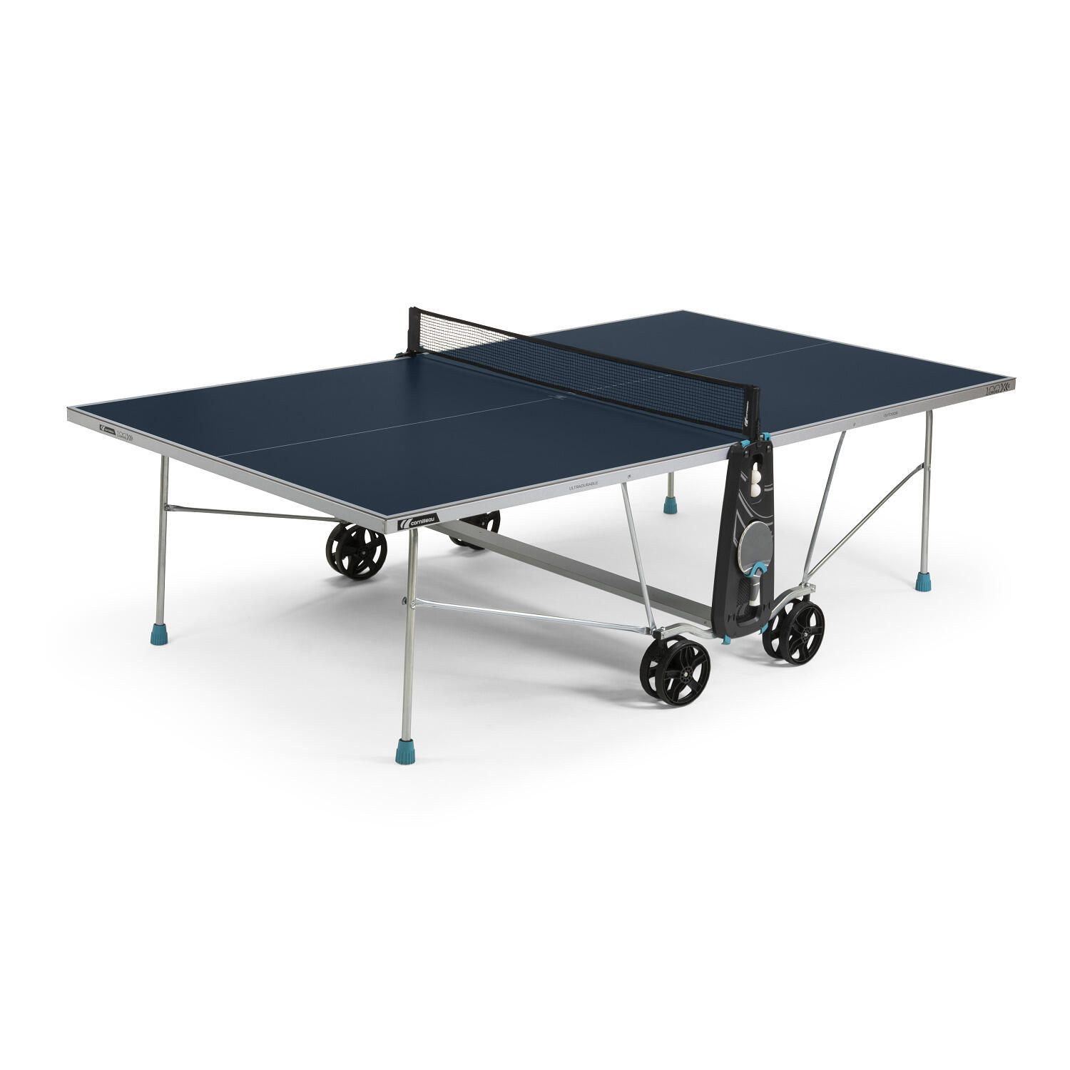 Cornilleau - Table De Ping-pong D'Extérieur 100x Outdoor Bleu - Table De Tennis De Table - Bleu - Taille Unique - Decathlon