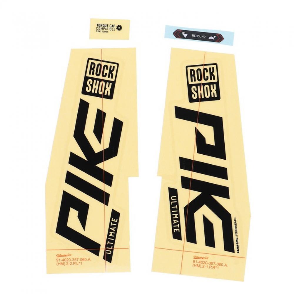 RockShox Gabel Decal-Kit Pike Ultimate  27|29 Zoll 11.4018.105.046 Gloss Blac... 1/3