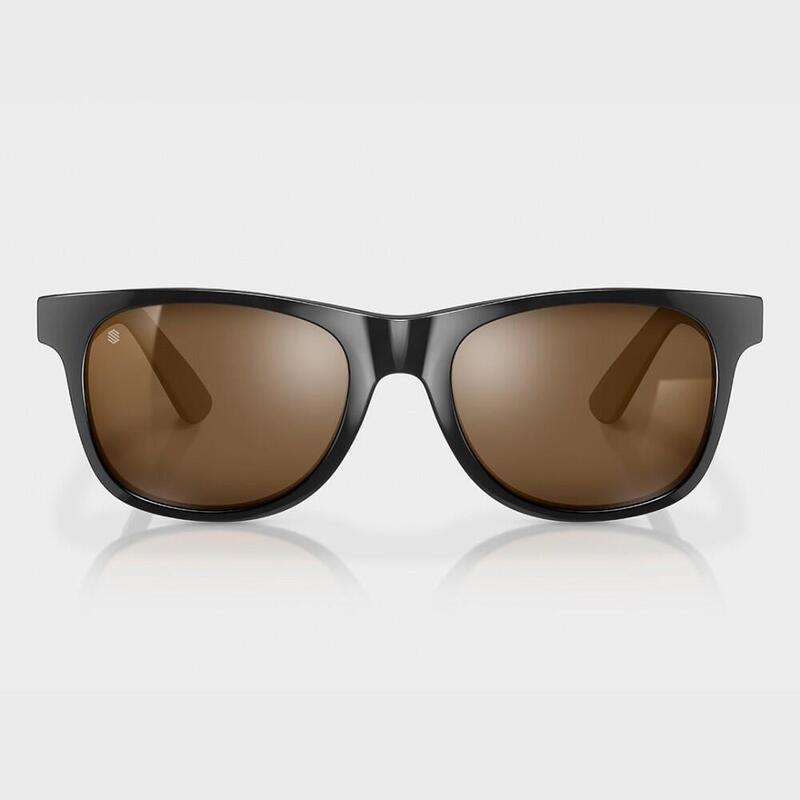 Men & Women Surf Recycled acetate sunglasses Capri SIROKO Black