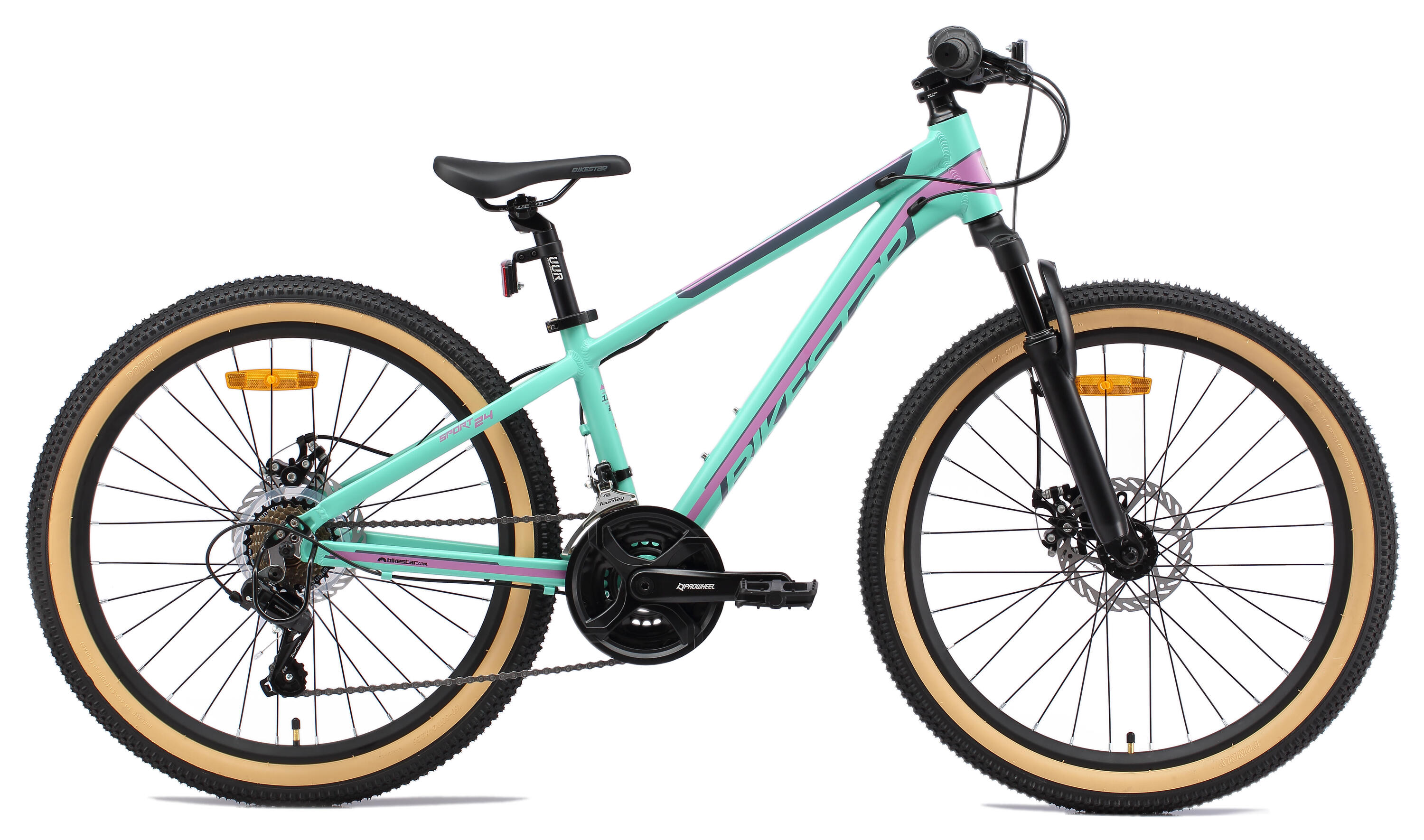MTB 24" alluminio, bici bambini 9 anni, 21 velocità, freno a disco 2/7