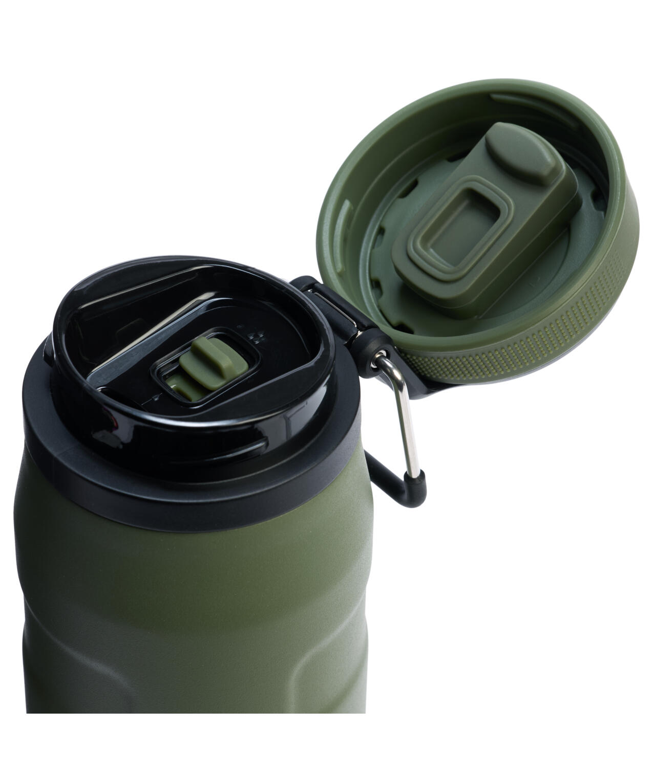 Термобутылка Stanley The IceFlow Twist Flip, 700ml, Тёмно-зелёный / 700ml, Szaroniebieski — фото 3