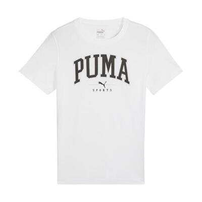 Puma squad big graphic t-shirt voor jongeren puma black