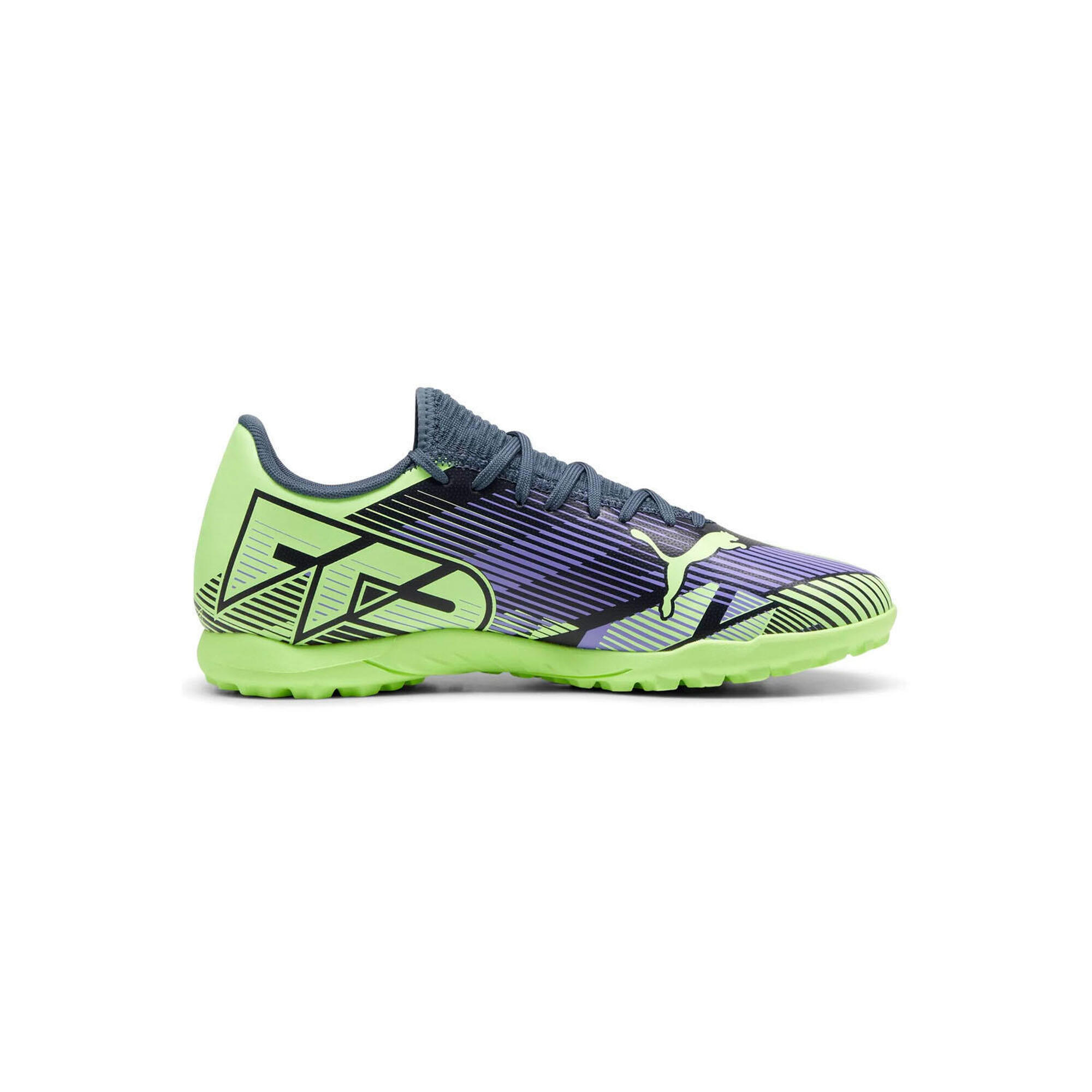 PUMA FUTURE 7 PLAY TT Kopačky PUMA Gray Skies Elektro Purple Fizzy Apple White Yellow