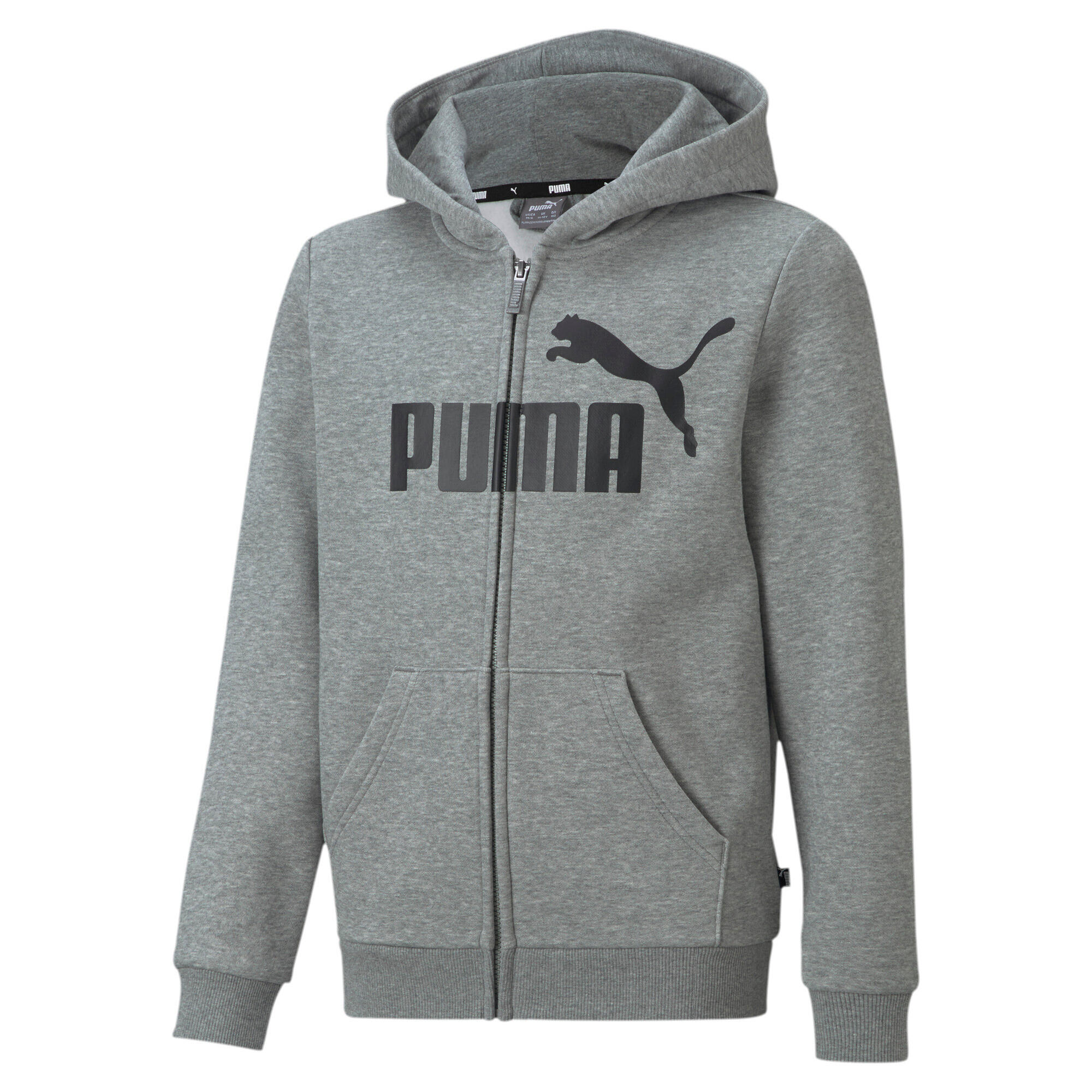 PUMA Dětská mikina s kapucí na zip Puma Essential