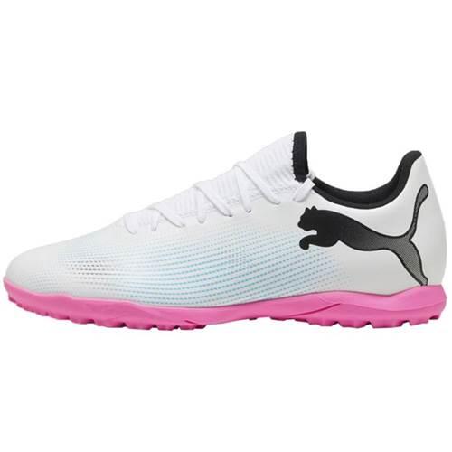Scarpe da calcio FUTURE 7 PLAY TT PUMA Sunset Glow Black Sun Stream Pink Orange