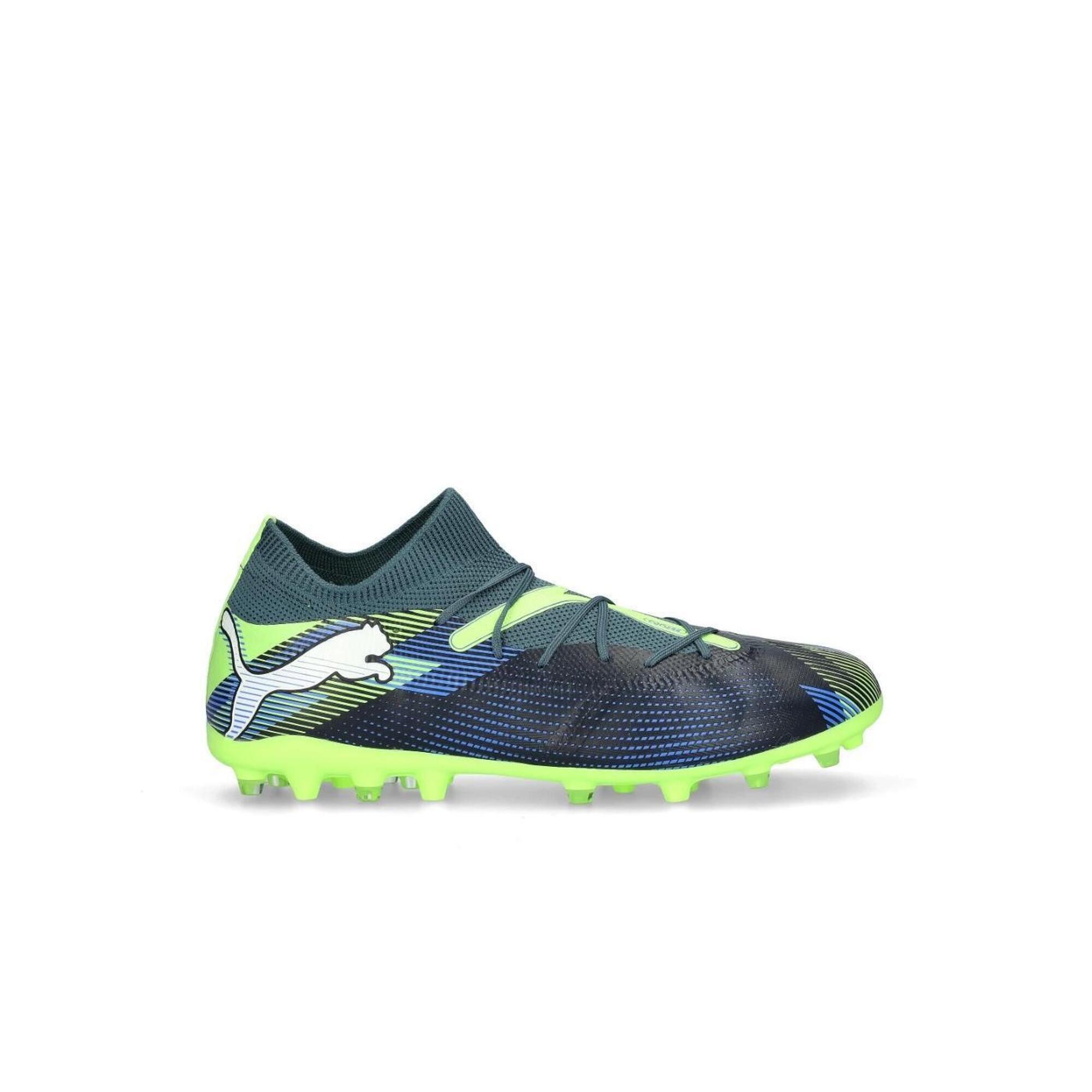 PUMA FUTURE 7 MATCH MG Kopačky PUMA Gray Skies White Fizzy Apple Yellow