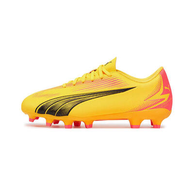 Scarpe da calcio ULTRA PLAY FG/AG da ragazzi PUMA Poison Pink White Black
