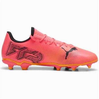 Future 7 play fg/ag voetbalschoenen puma white black poison pink