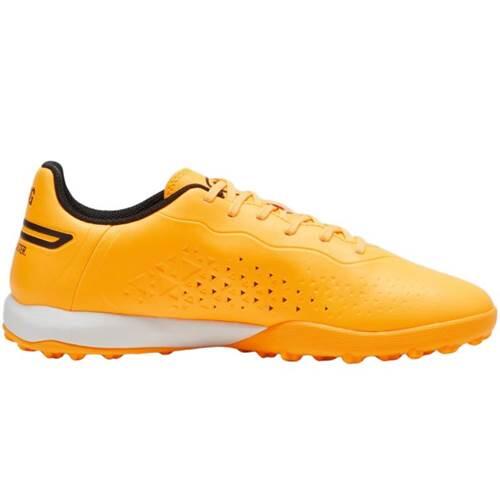Scarpe da calcio KING MATCH TT PUMA Sun Stream Black Sunset Glow Orange Pink 2/6