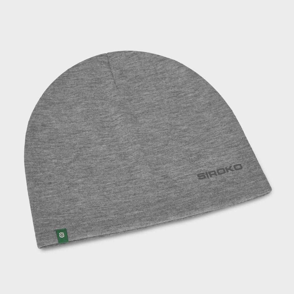 Men & Women Fitness Thermal running beanie hat Gamma Melange Gray Grey 6/7