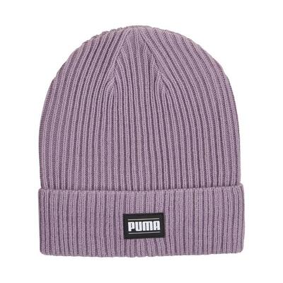 Classic geribbelde beanie met omslag puma electric blush pink