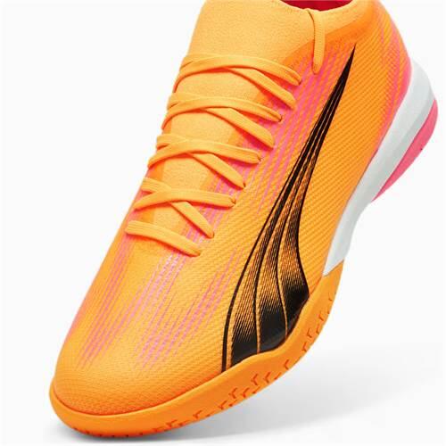 Botas de Fútbol de Interior Ultra Match IT para Hombre Naranja, Negro 3/4