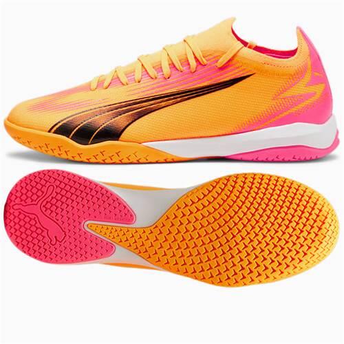 Botas de Fútbol de Interior Ultra Match IT para Hombre Naranja, Negro 2/4