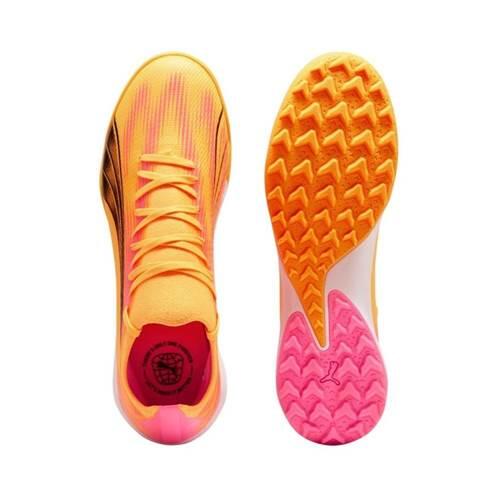 Scarpe da calcio ULTRA MATCH TT PUMA Sun Stream Black Sunset Glow Orange Pink 3/6