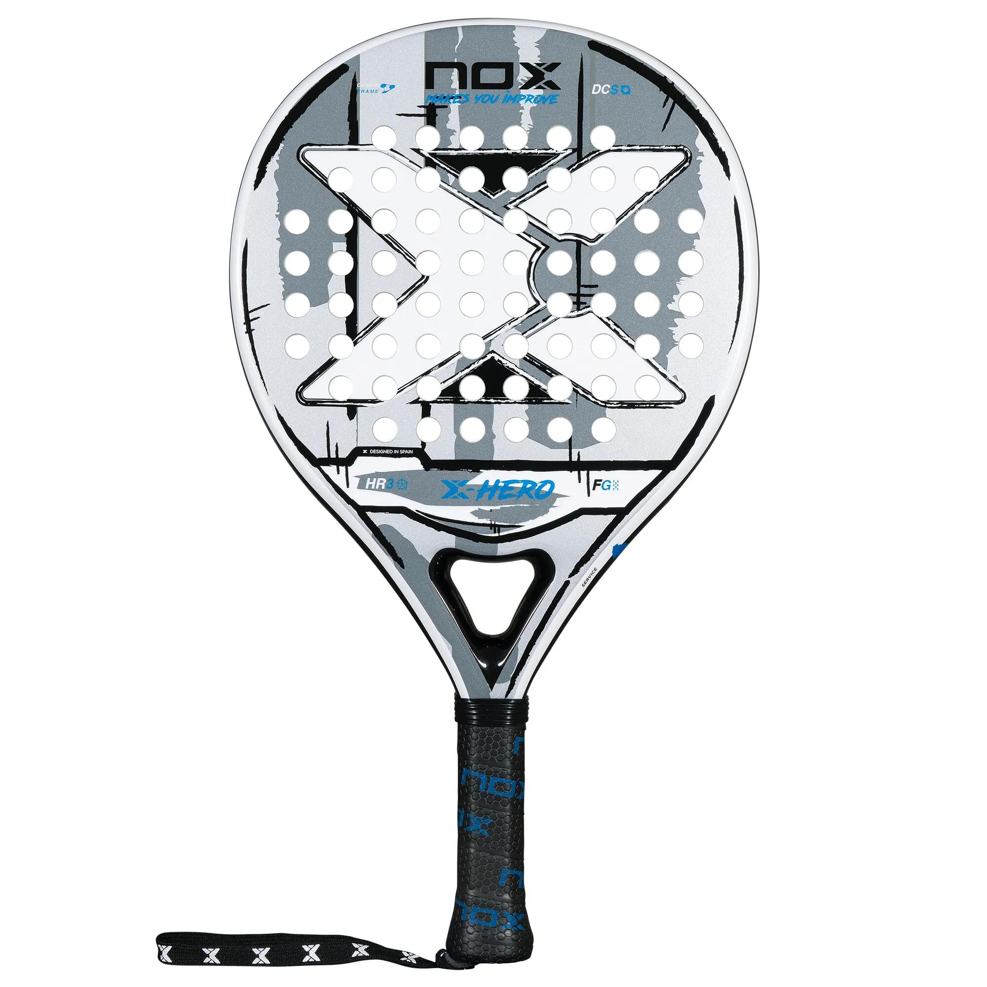 Nox - Raquette De Padel Nox X-hero White 26 - Raquette De Padel - Blanc|noir - Taille Unique - Decathlon