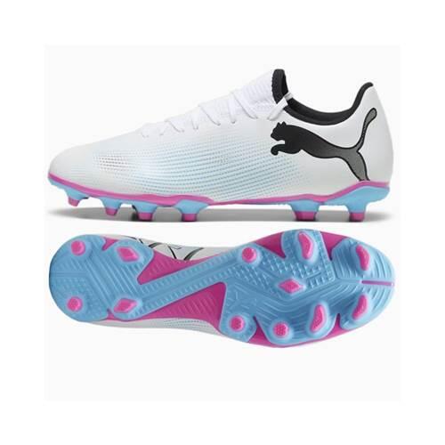 SCARPA PUMA FUTURE PLAY FG/AG UOMO WHITE 2/6