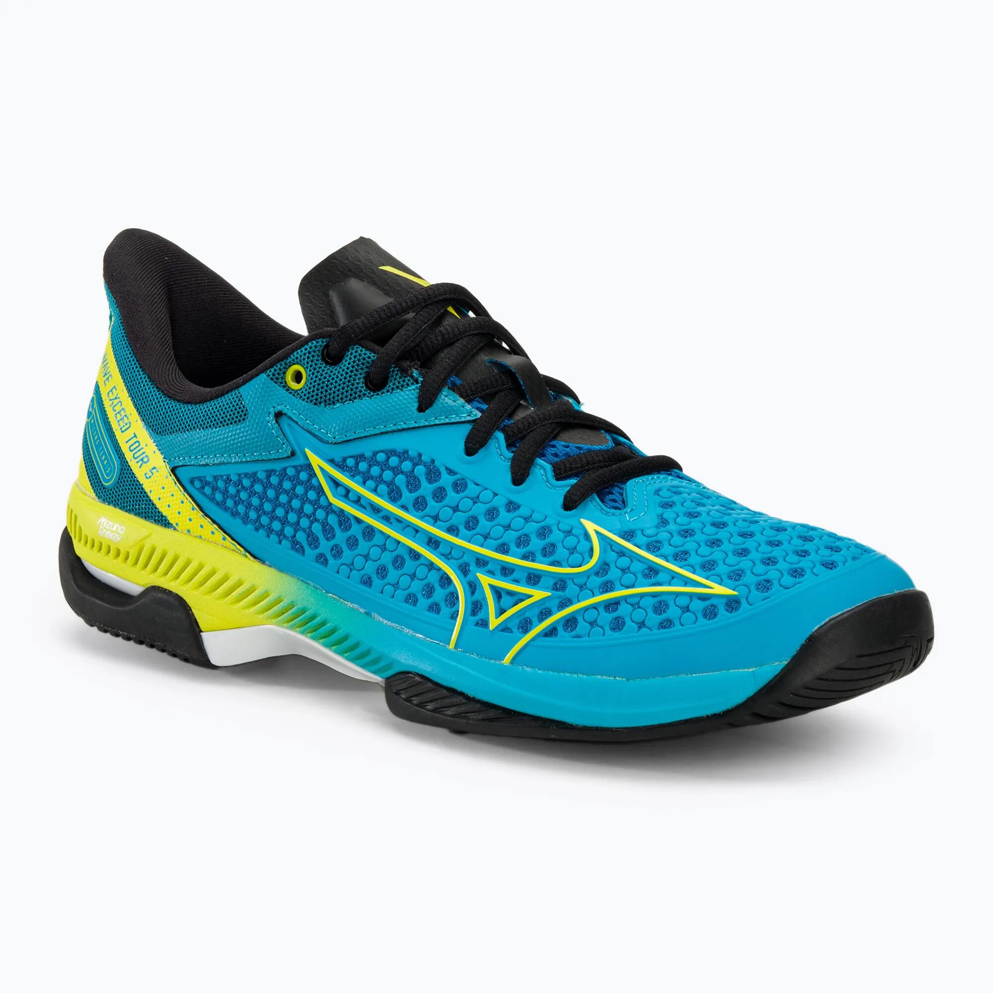 Mizuno Wave Exceed Tour 5 Ac Blu Giallo 61ga227025 5/5