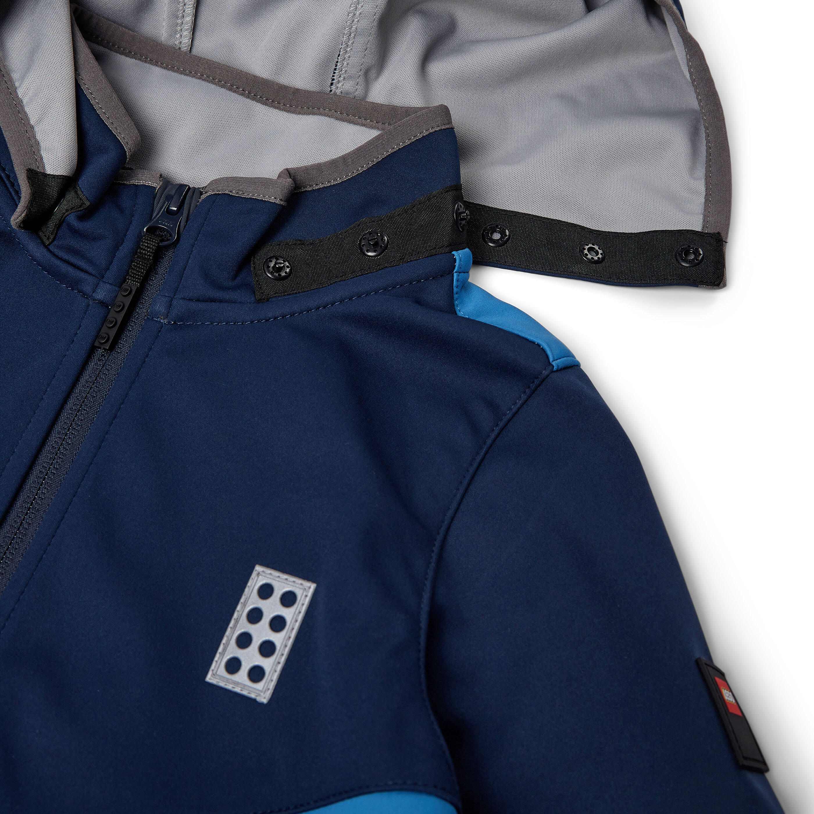 Kurtka Dziecięca Softshell z Membraną LEGO Scout 200 Granatowa 3/4