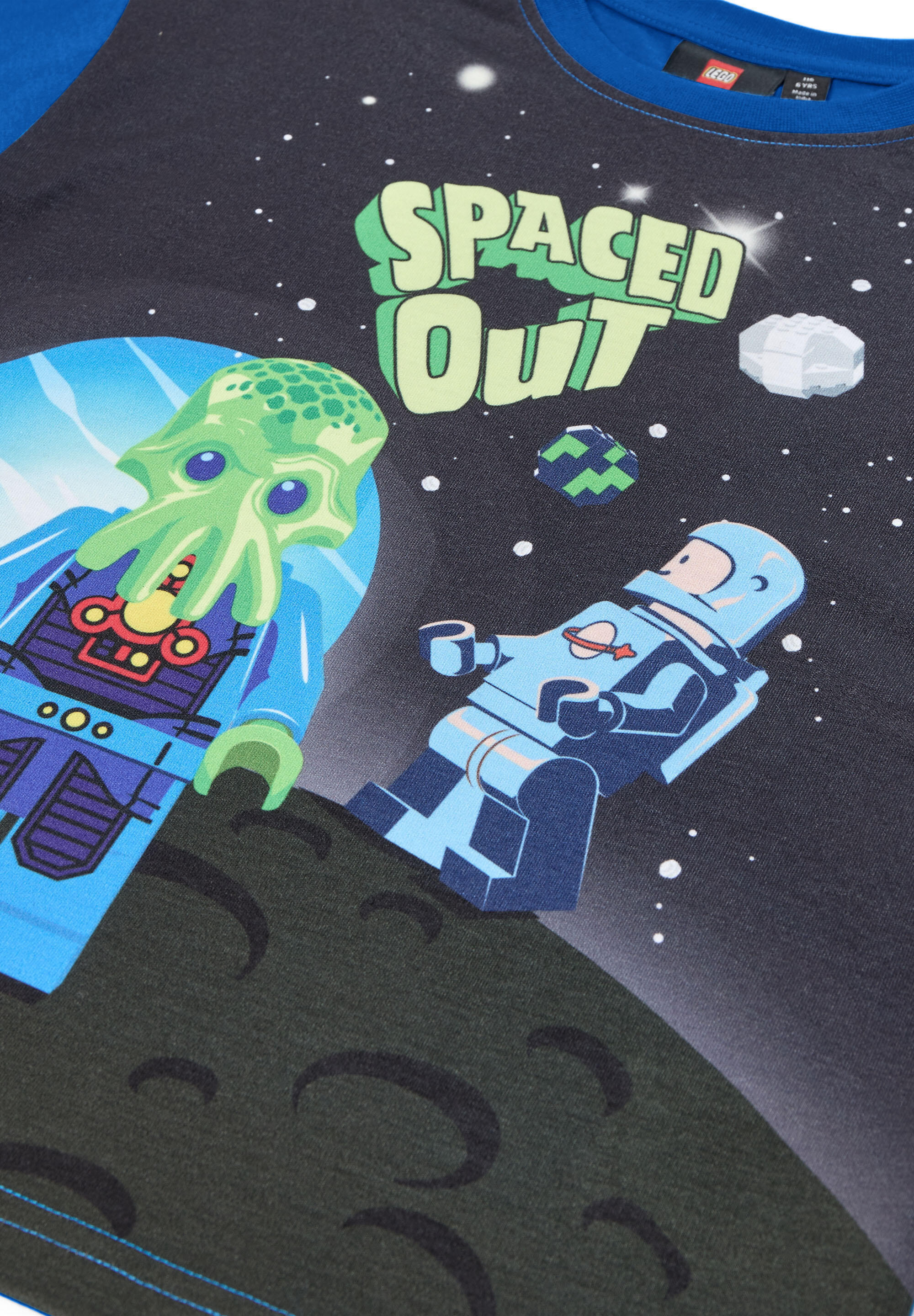 Koszulka Dziecięca LEGO Space Taffy 100 Niebieska 3/4