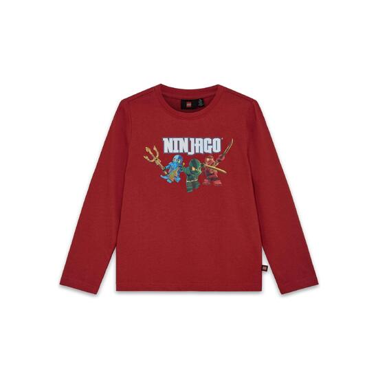Koszulka Dziecięca z Długim Rękawem LEGO Ninjago Tano 620 Czerwona