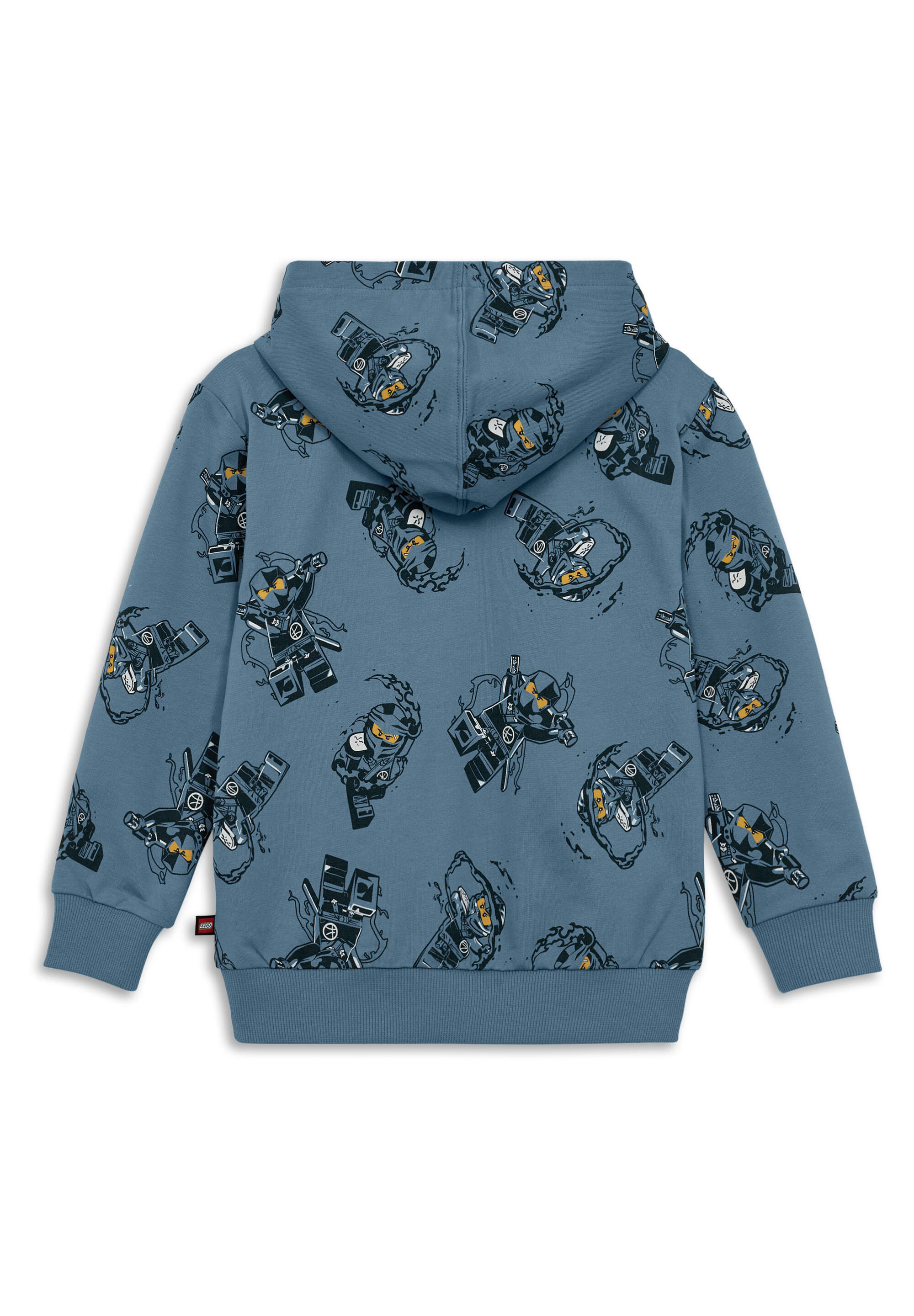 Bluza dziecięca z kapturem LEGO NINJAGO Saku 300, niebieska. 2/4