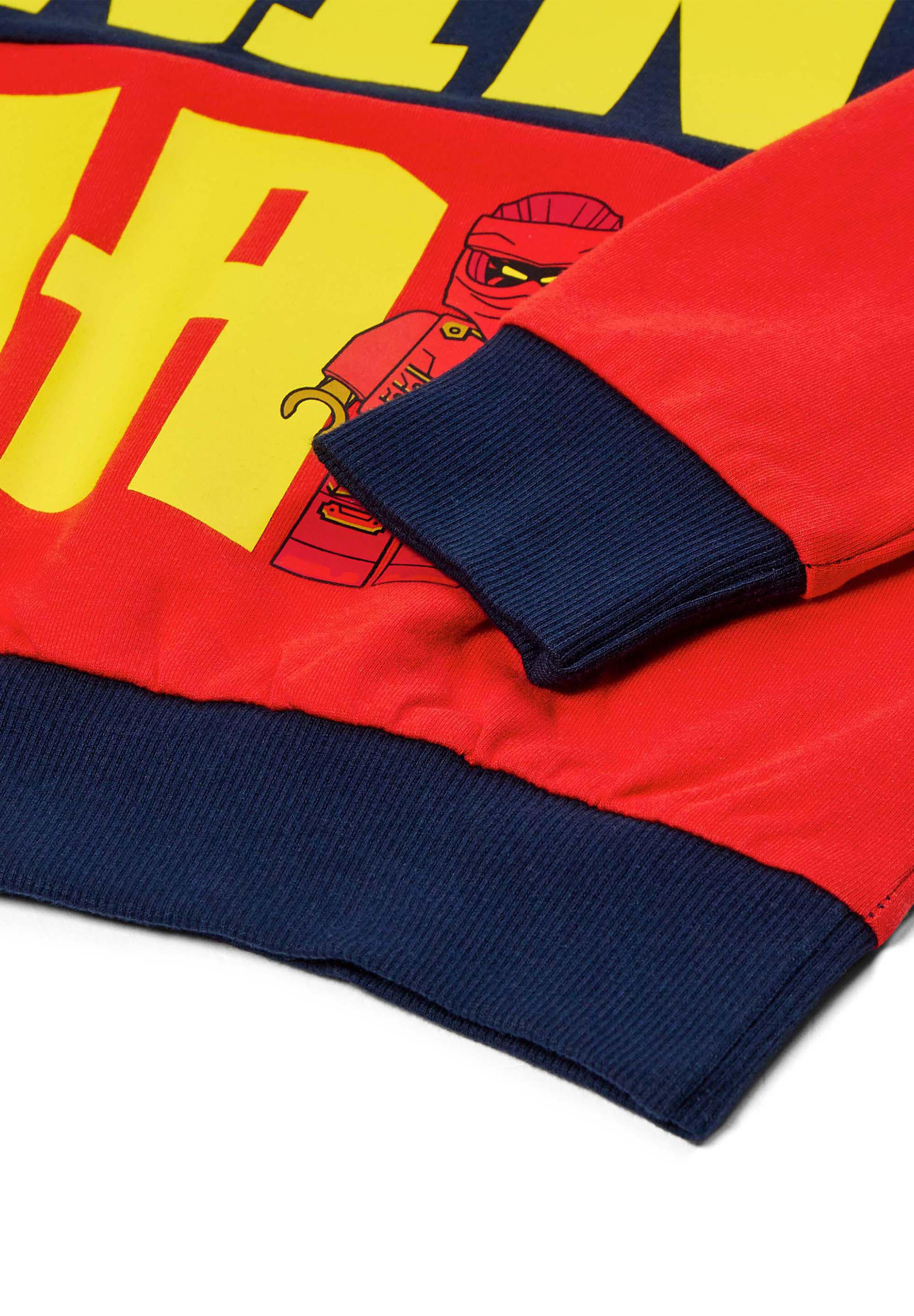 Bluza dziecięca LEGO NINJAGO z bio bawełny Saku 106, czerwona. 4/4