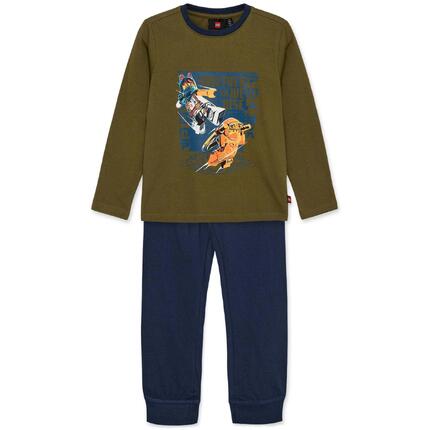 Piżama Dziecięca Bio Bawełna LEGO Ninjago Aris 610 Granat Khanki