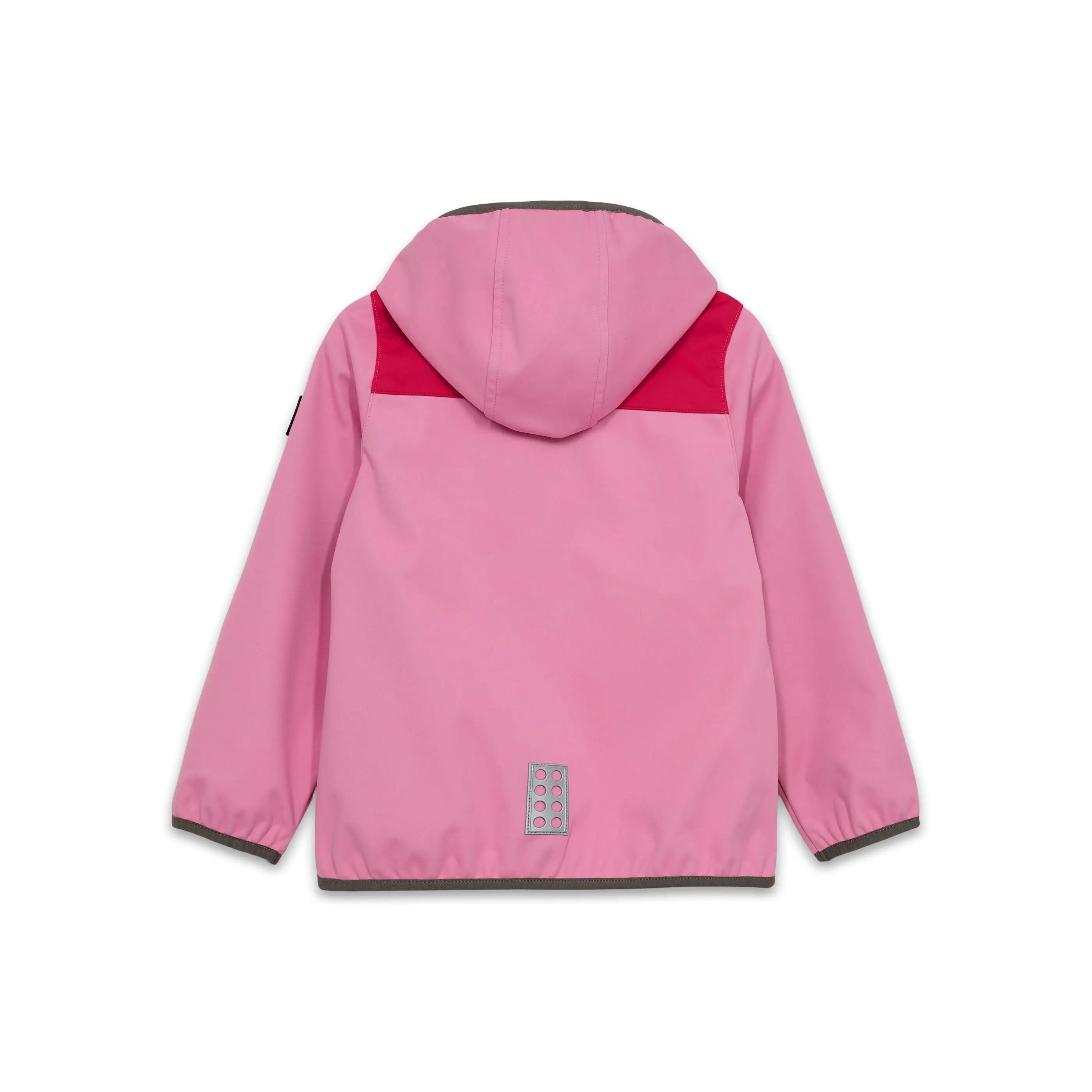Kurtka Dziecięca Softshell z Membraną LEGO Scout 200 Różowa 2/4